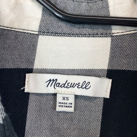 Madewell Buffalo plaid button down/up XS gorpcore basics grunge y2k preppy - Picture 2 of 9